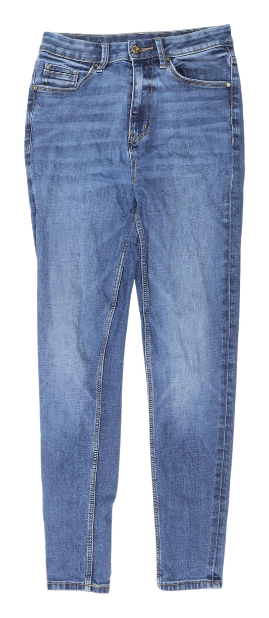 Marks and Spencer Blue Straight Jeans, Size 12