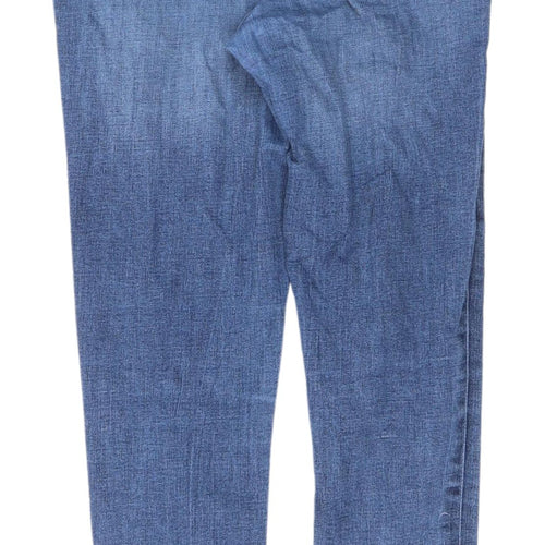 Marks and Spencer Blue Straight Jeans, Size 12