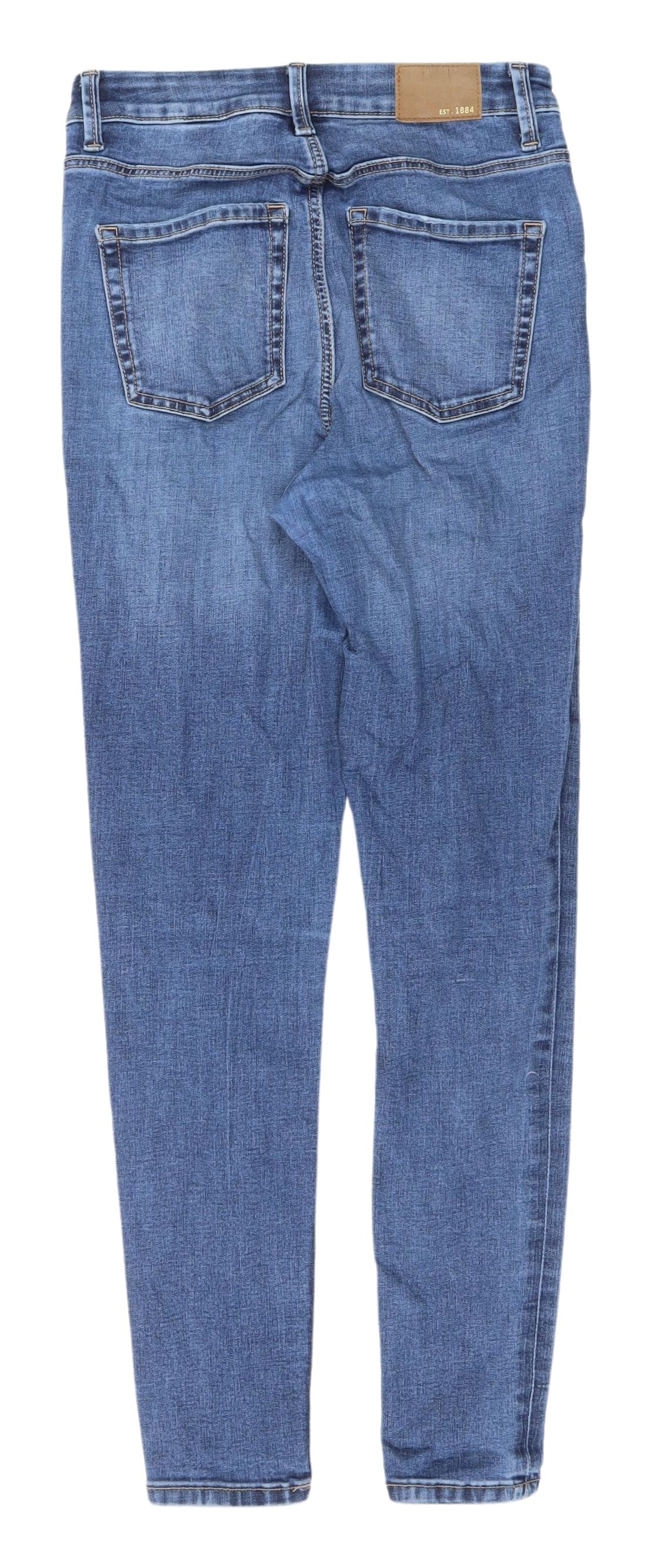 Marks and Spencer Blue Straight Jeans, Size 12