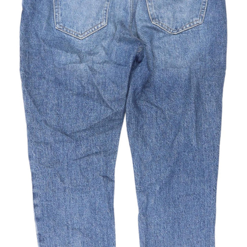 Next Women's Blue Mom Jeans, Size 10 Petite, High Rise