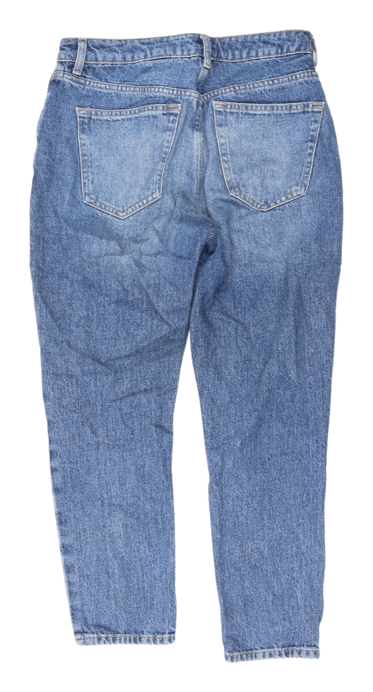 Next Women's Blue Mom Jeans, Size 10 Petite, High Rise