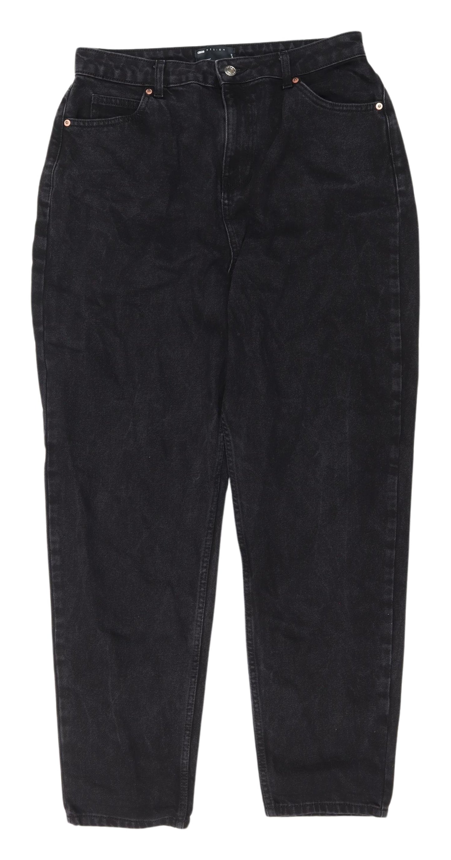 ASOS Design Women's Black Straight Leg Jeans Size 32