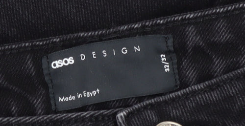 ASOS Design Women's Black Straight Leg Jeans Size 32