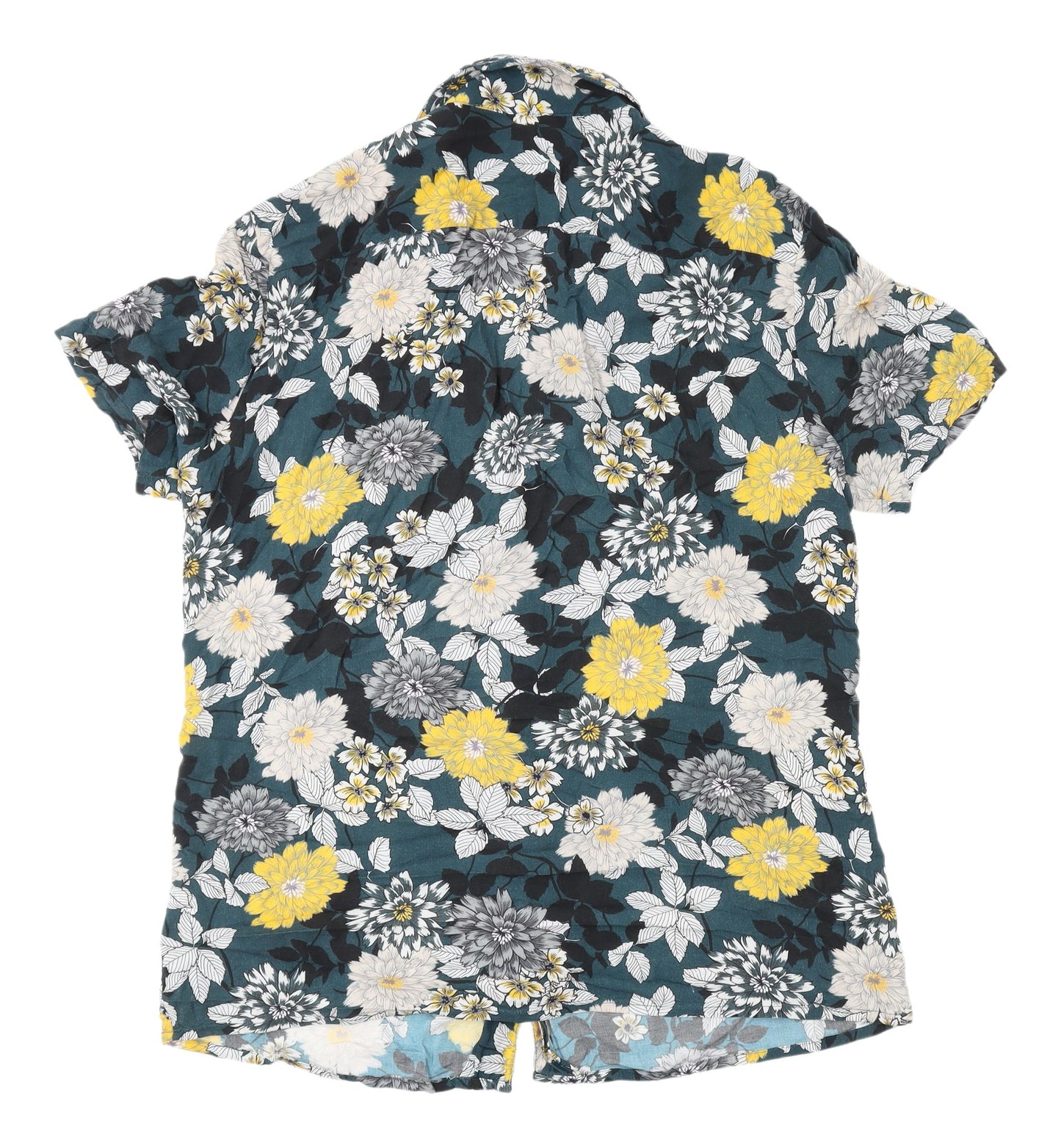 Next Men's Multicoloured Floral Slim Fit Shirt XL