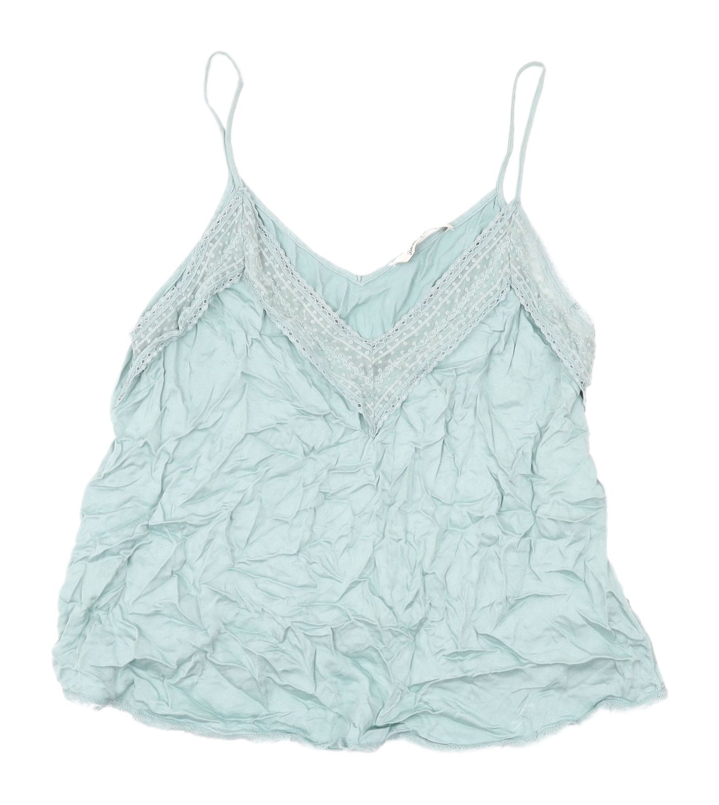 Stradivarius Women's Blue Camisole - L