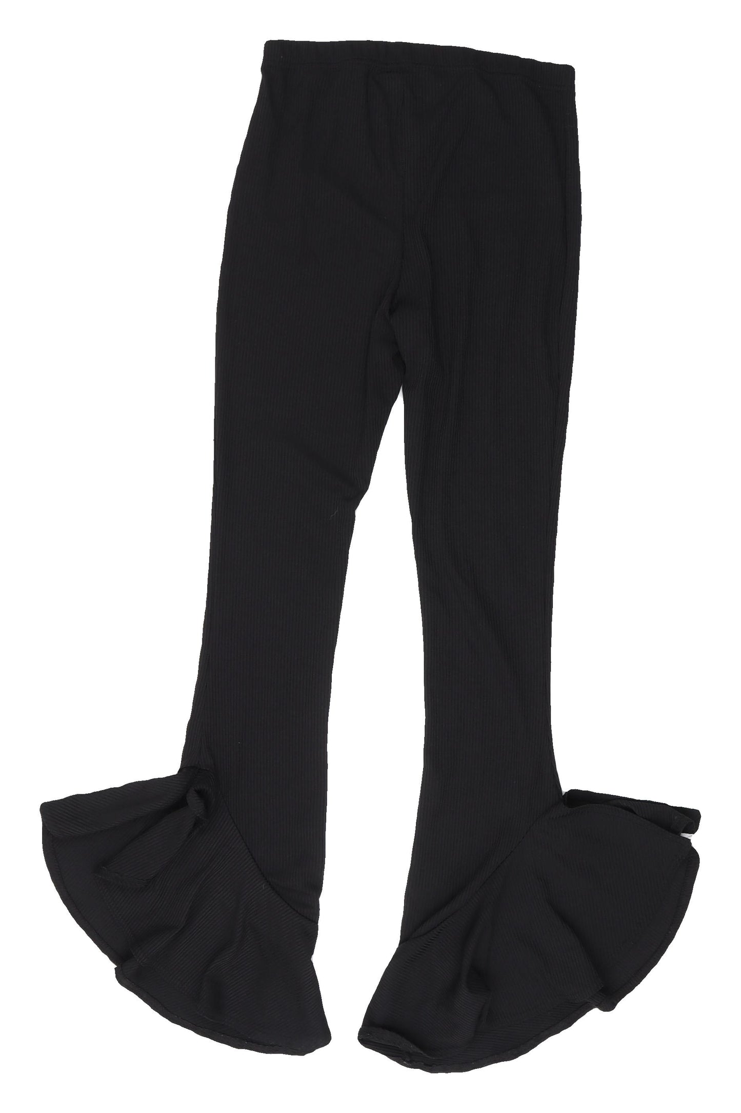 Topshop Women's Black Flared Trousers Size 12