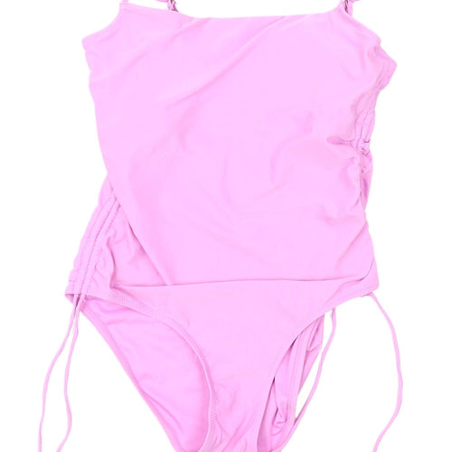 No Boundaries Women's Pink One Piece Swimsuit Size 8