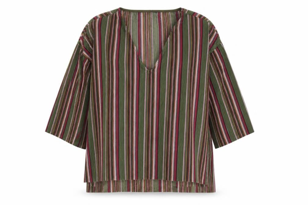 Pull&Bear Women's Multicoloured Tunic Blouse M