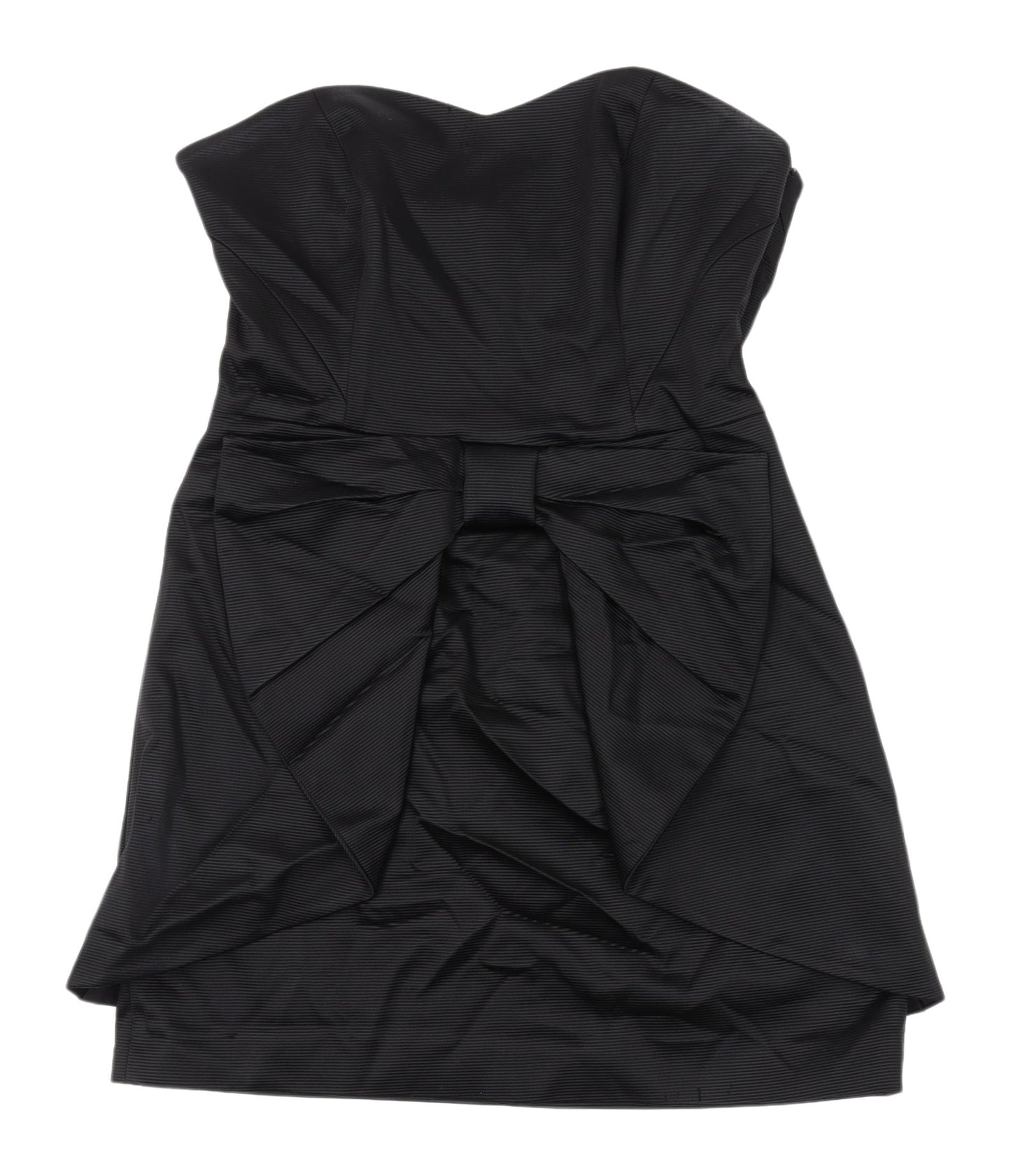 Coast Women's Black Strapless Bow Dress - Size 12