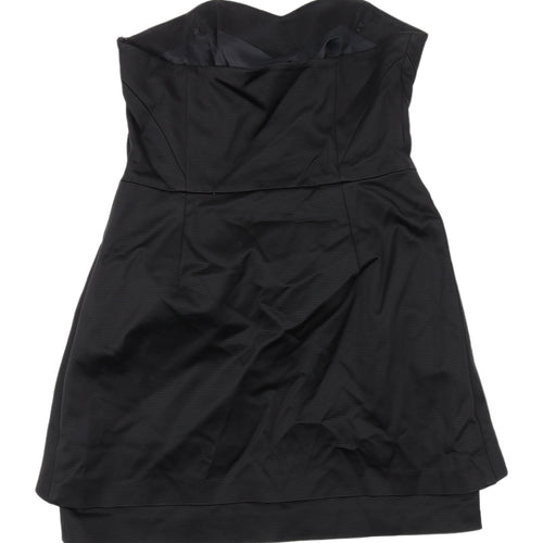 Coast Women's Black Strapless Bow Dress - Size 12