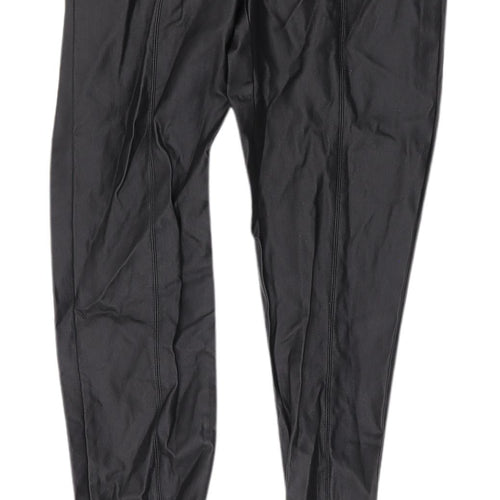 Zara Women's Black Skinny Faux Leather Jeggings