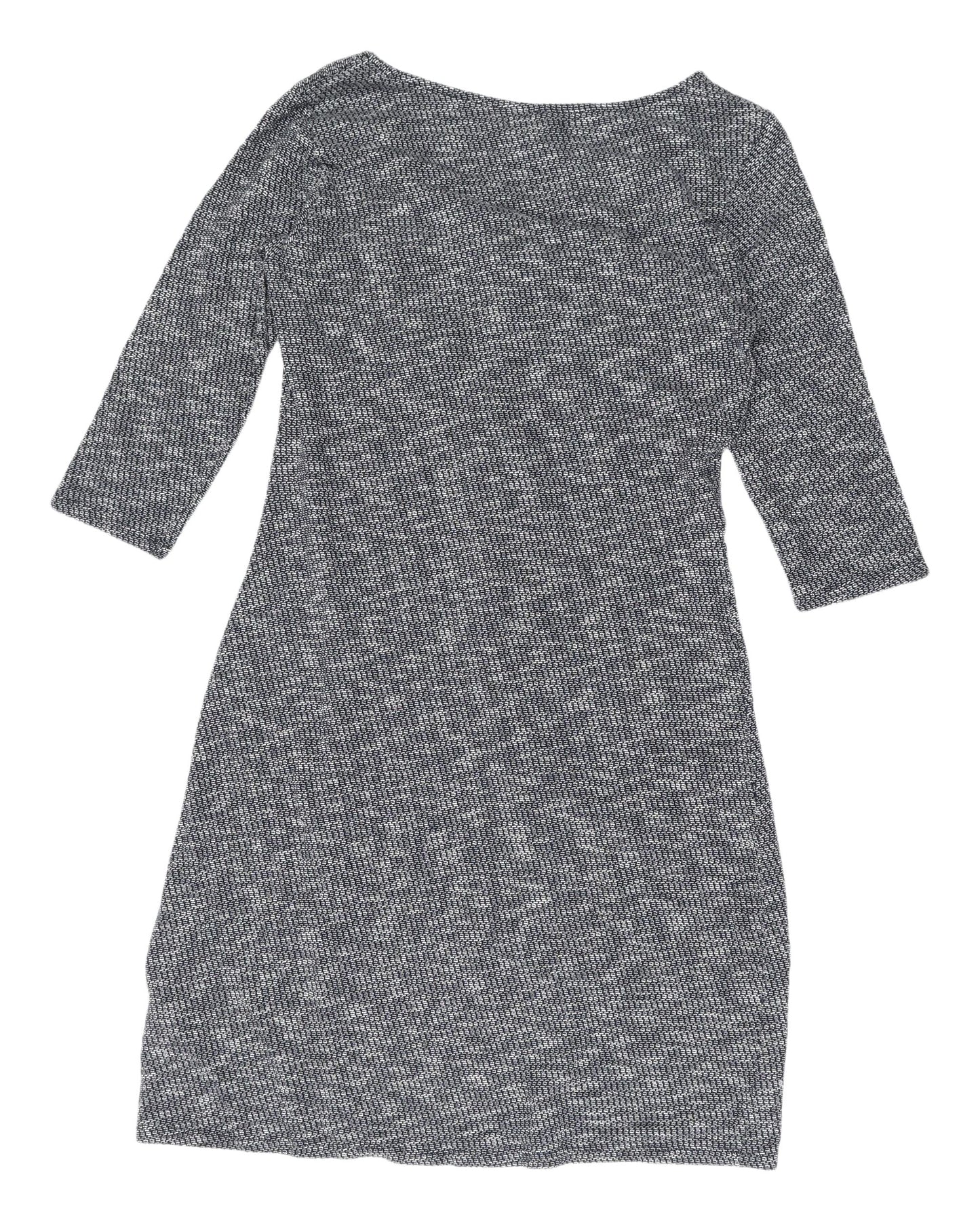 White Stuff Grey Shift Dress, Size 12, Women's 3/4 Sleeve