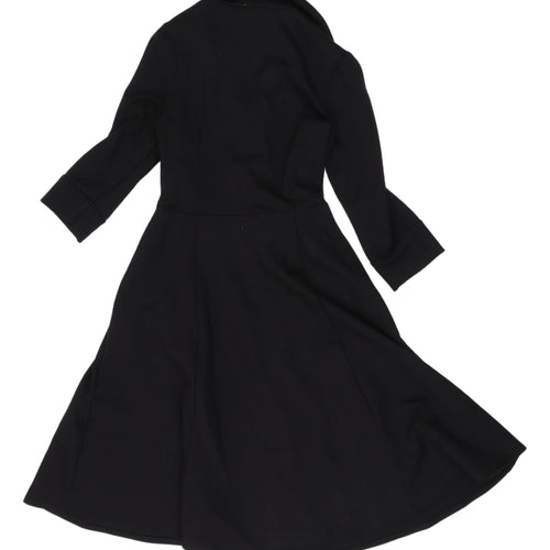 Phase Eight Women's Black Fit & Flare Dress - UK 10