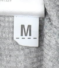 Sparkle & Fade Grey Wrap Knit Top - Medium