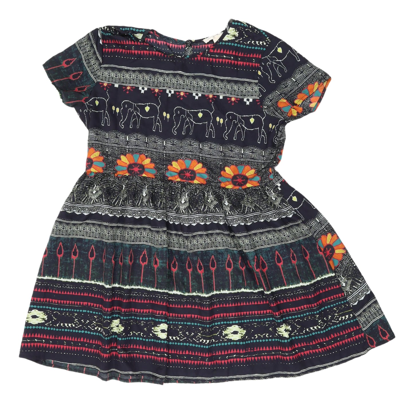 Staring At Stars Women's Multicoloured L Fit & Flare Dress