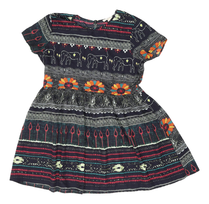 Staring At Stars Women's Multicoloured L Fit & Flare Dress