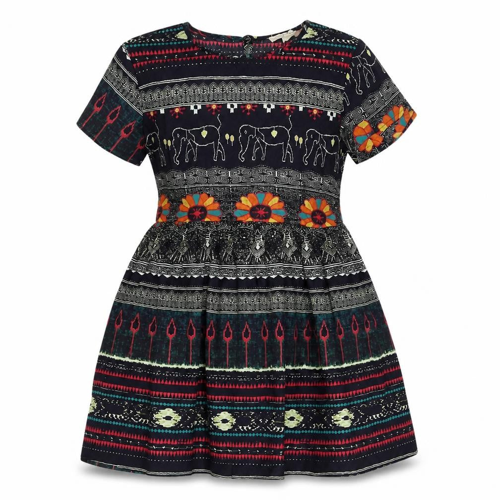 Staring At Stars Women's Multicoloured L Fit & Flare Dress