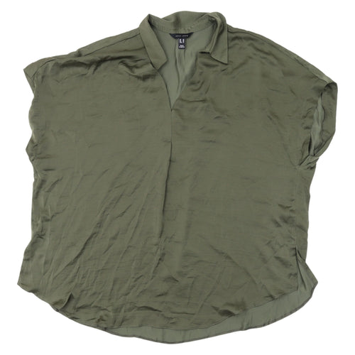 New Look Women's Green Collared Blouse Size 20