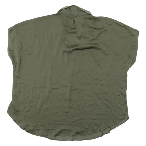 New Look Women's Green Collared Blouse Size 20