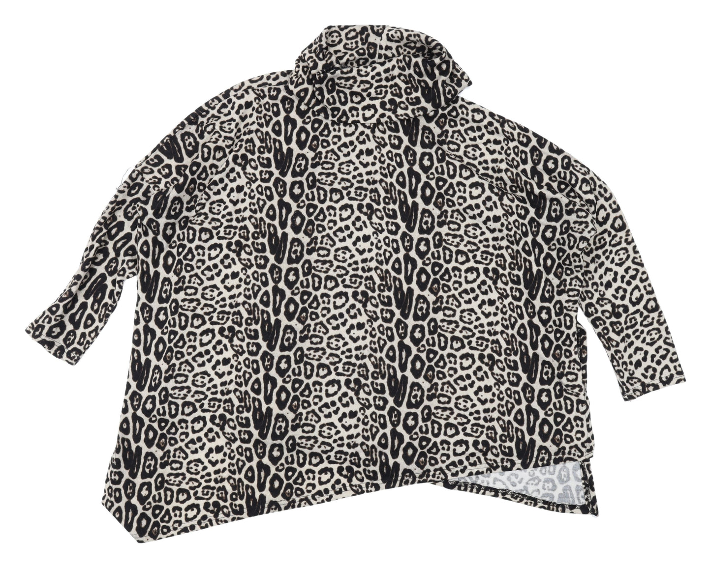 New Look Women's Multicolour L Tunic Animal Knit