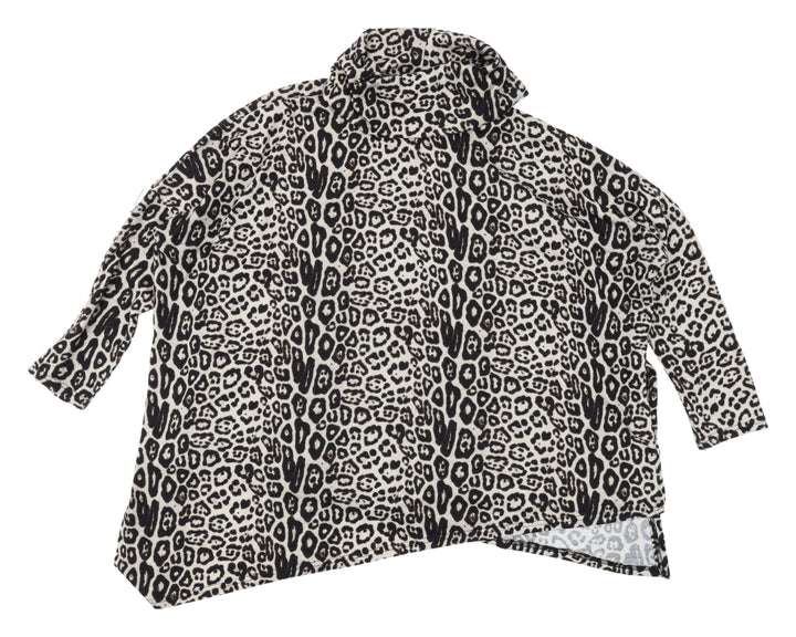New Look Women's Multicolour L Tunic Animal Knit