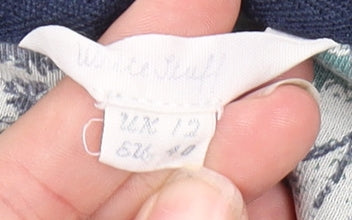 White Stuff Women's Green Floral T-Shirt Dress Size 12