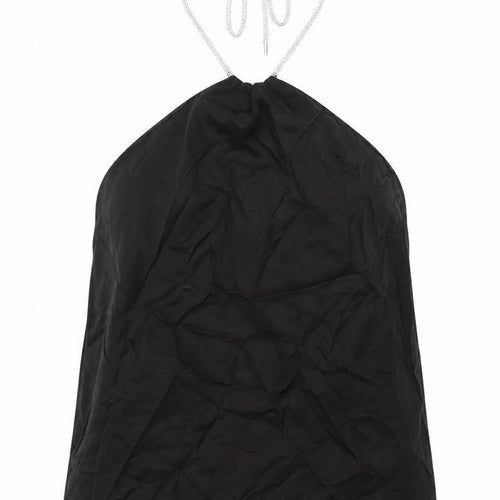 H&M Women's Black Halter Camisole Tank Top XS