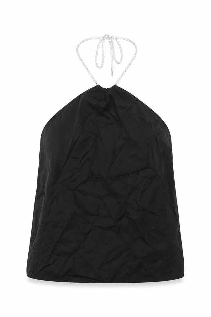 H&M Women's Black Halter Camisole Tank Top XS