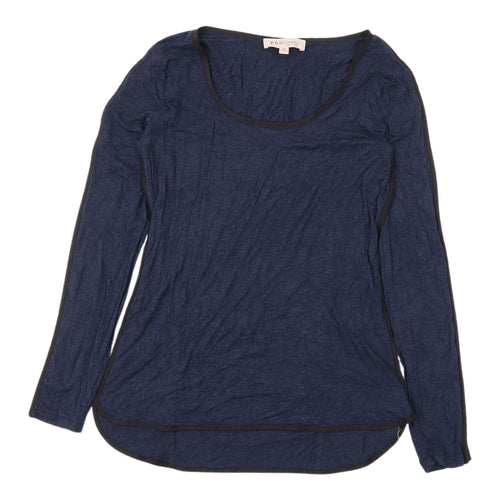 Philosophy Women's Blue Basic Long Sleeve T-Shirt Medium