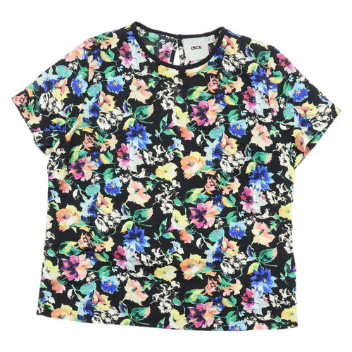 ASOS Women's Multicoloured Floral Blouse, Size 12