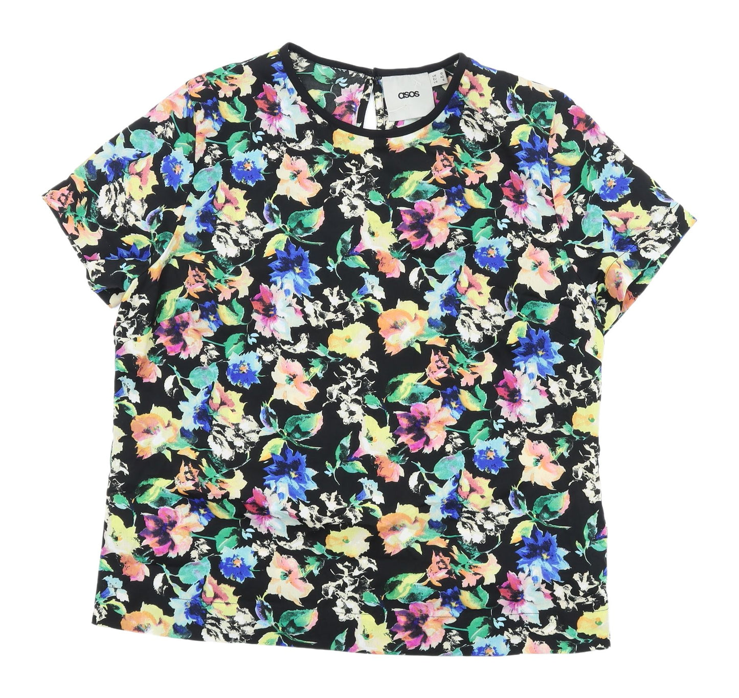 ASOS Women's Multicoloured Floral Blouse, Size 12