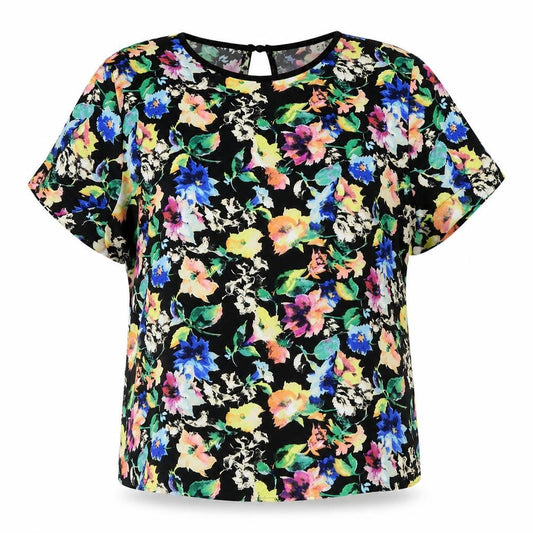 Front view of ASOS Women's Multicoloured Floral Blouse, size 12