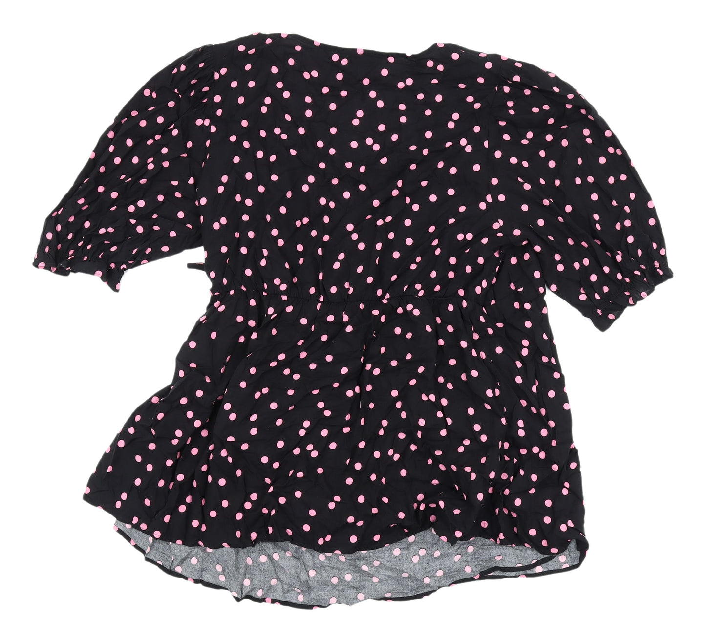 Marks and Spencer Women's Black Polka Dot Tunic Size 14