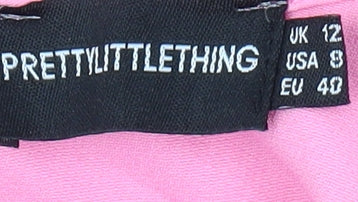 PrettyLittleThing Pink Camisole Tank Top UK 12