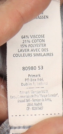 Denim Co. Women's Blue Short Sleeve Top Size 14