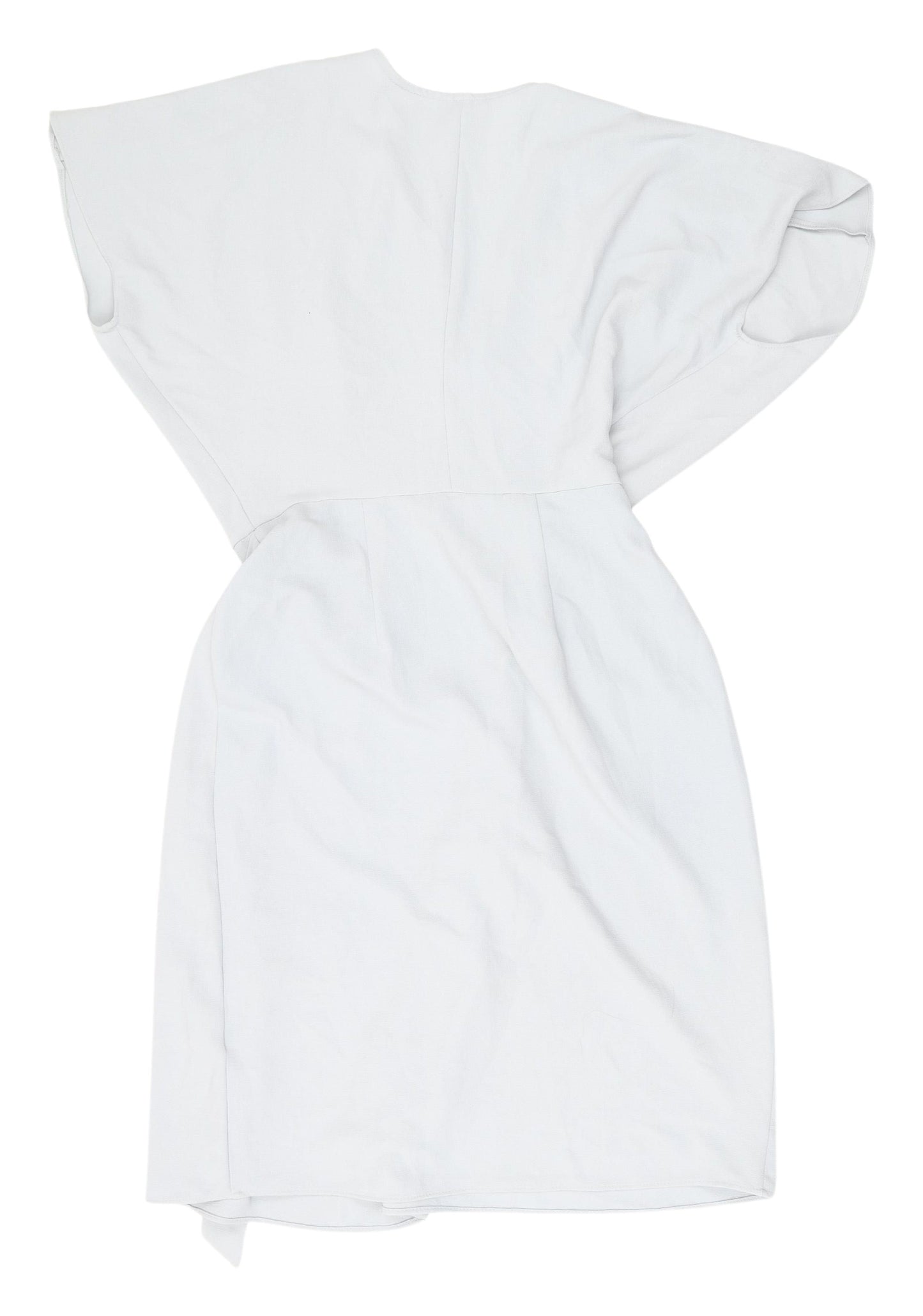 Topshop Women’s White Wrap Dress Sleeveless Size 12
