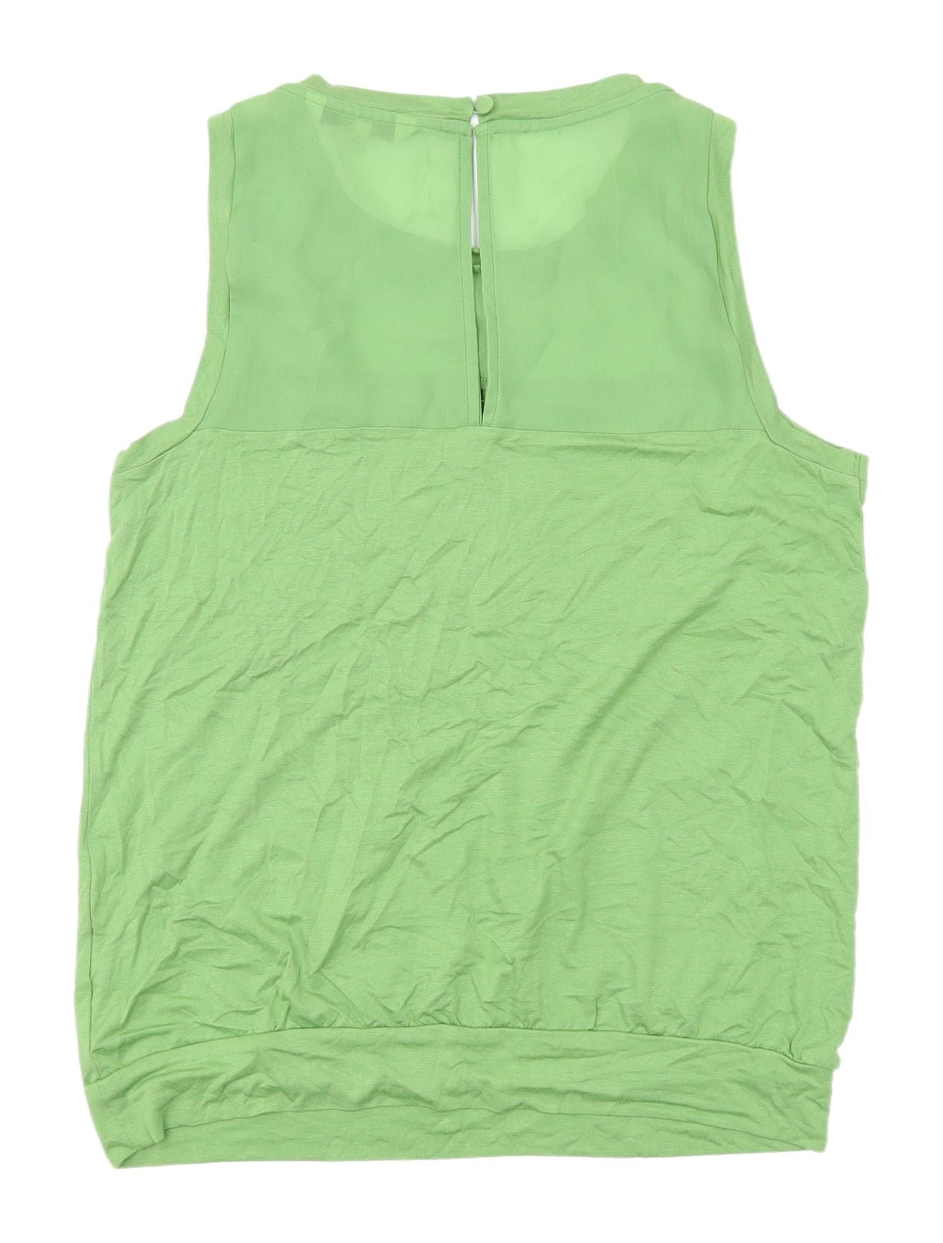 Next Women's Green Sleeveless Tank Top - Size 10
