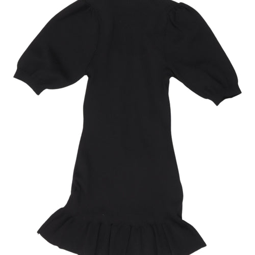 River Island Black Bodycon Dress Women Size 14