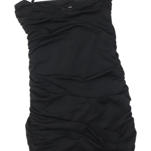 Oh Polly Women's Black Bodycon Dress Size 8