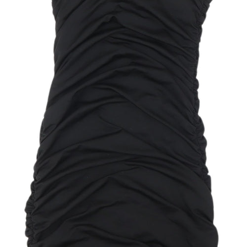Oh Polly Women's Black Bodycon Dress Size 8