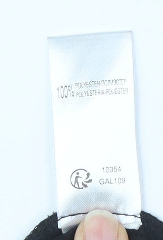 Laura Clem Black Wrap Dress, UK 16, Polyester, Long Sleeve