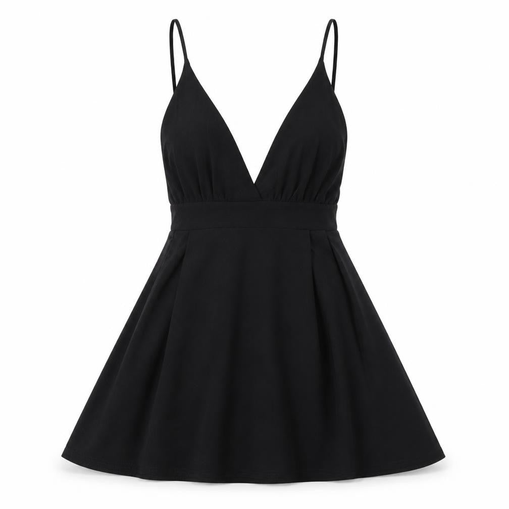Front view of Boohoo Black Women's Dress, size 4