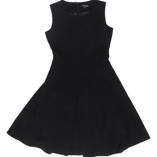The Collection Debenhams Black Fit & Flare Dress, Size 10