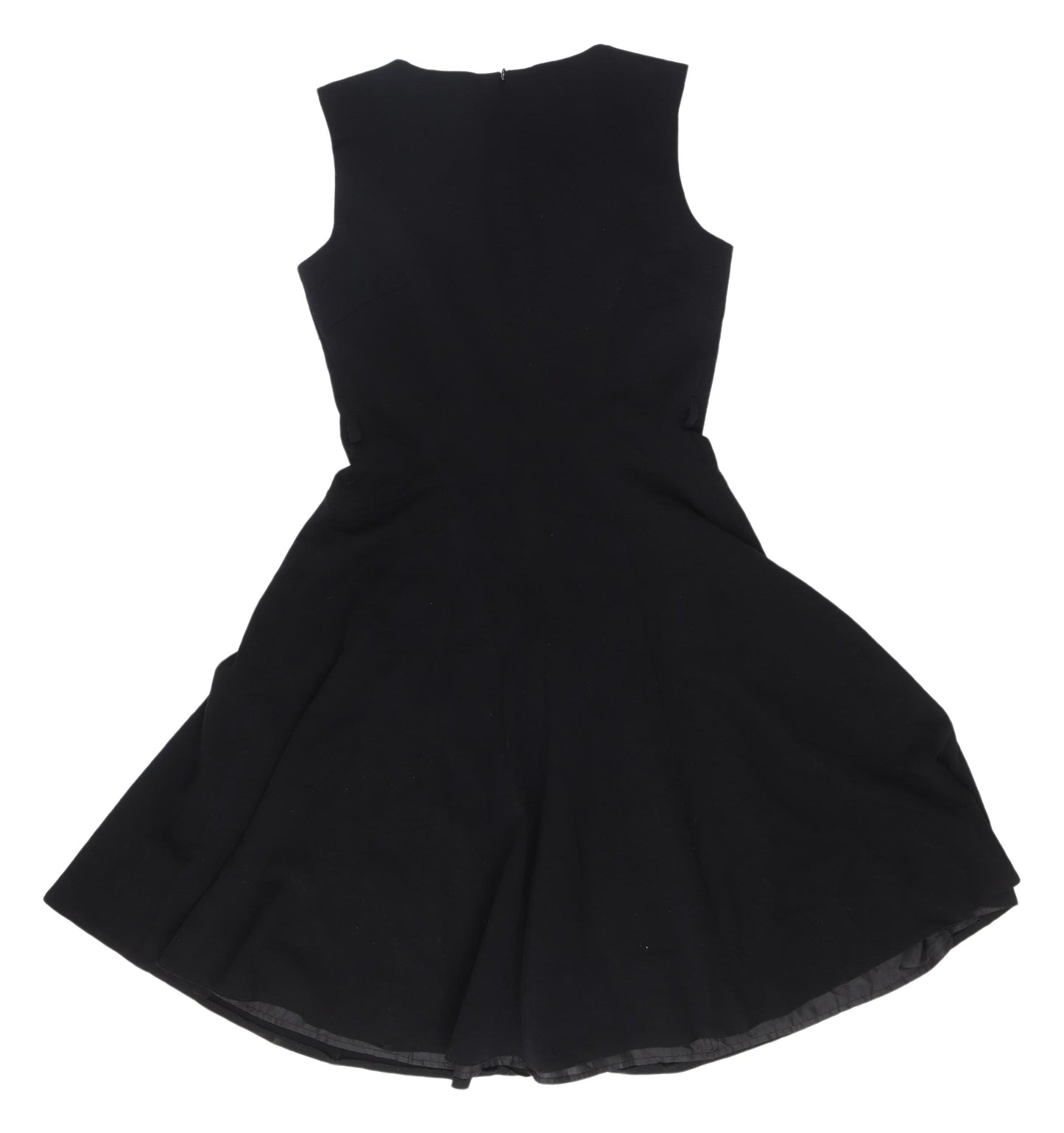 The Collection Debenhams Black Fit & Flare Dress, Size 10