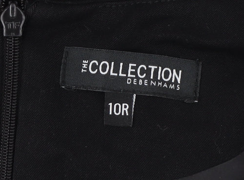The Collection Debenhams Black Fit & Flare Dress, Size 10