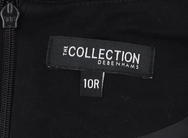 The Collection Debenhams Black Fit & Flare Dress, Size 10