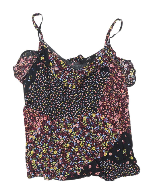 Next Women's Multicoloured Floral Camisole Tank Top Size 8