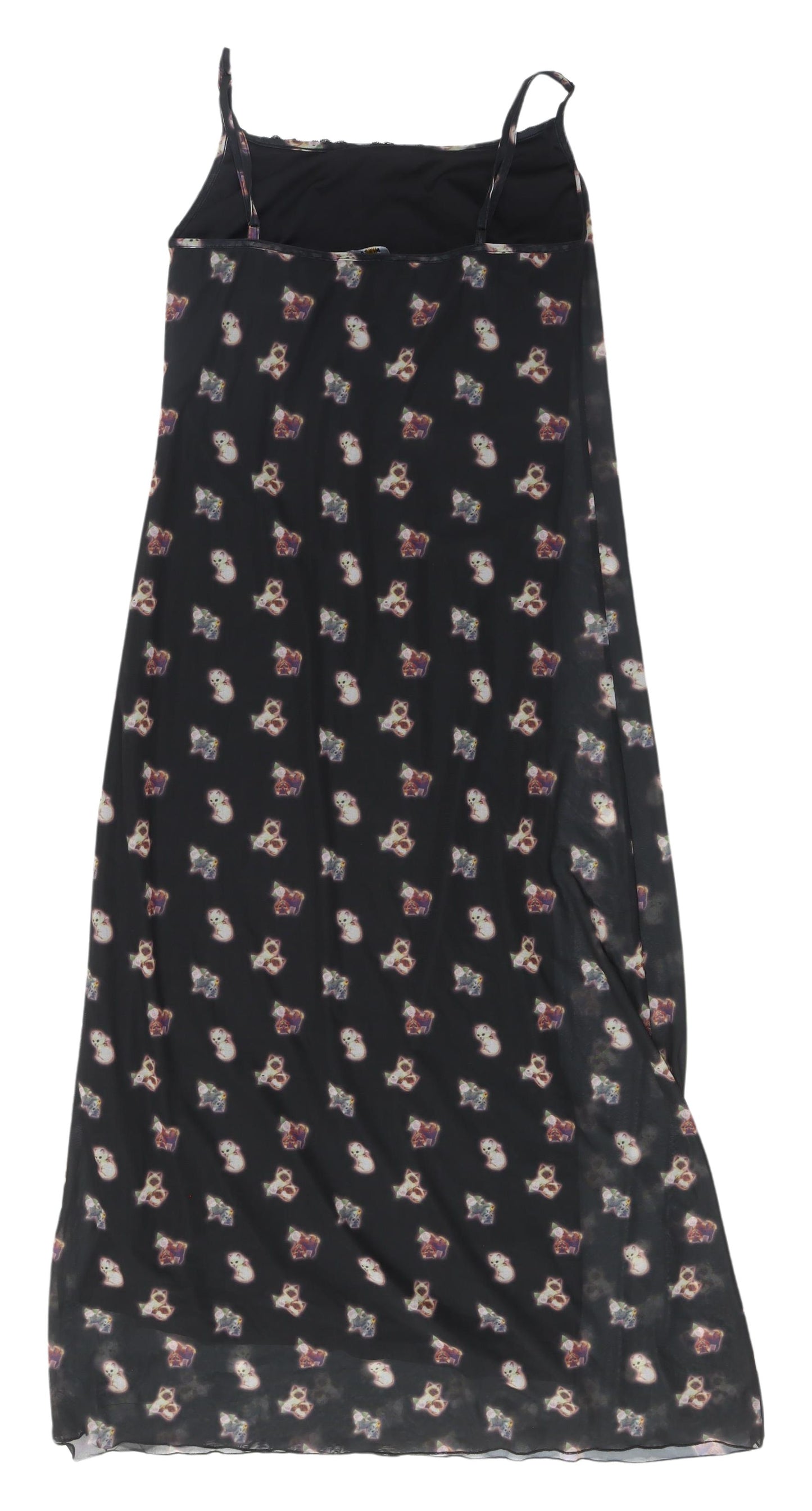 Minga London Black Cami Dress - Size 12, Sleeveless