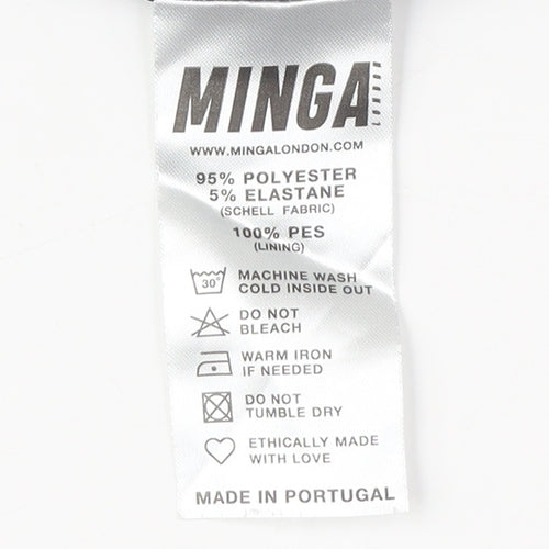 Minga London Black Cami Dress - Size 12, Sleeveless