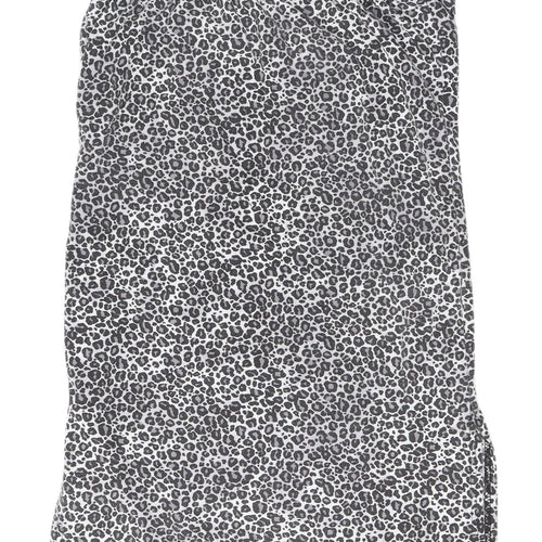 Boohoo Animal Print Slip Dress Women Size 8 Multicolour